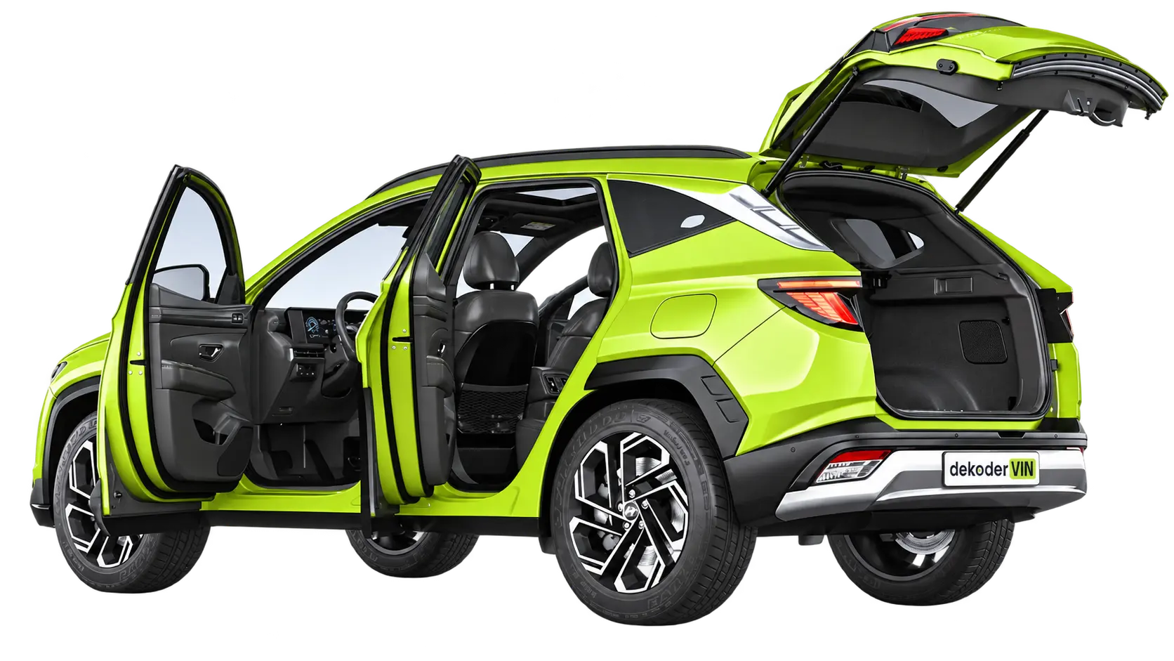 Hyundai — lokalizacja numeru VIN